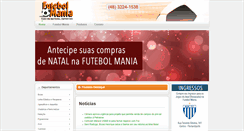 Desktop Screenshot of futebolmaniafloripa.com.br